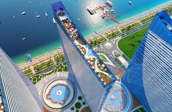 ORBI City-ის შენობის ხედი ბათუმში